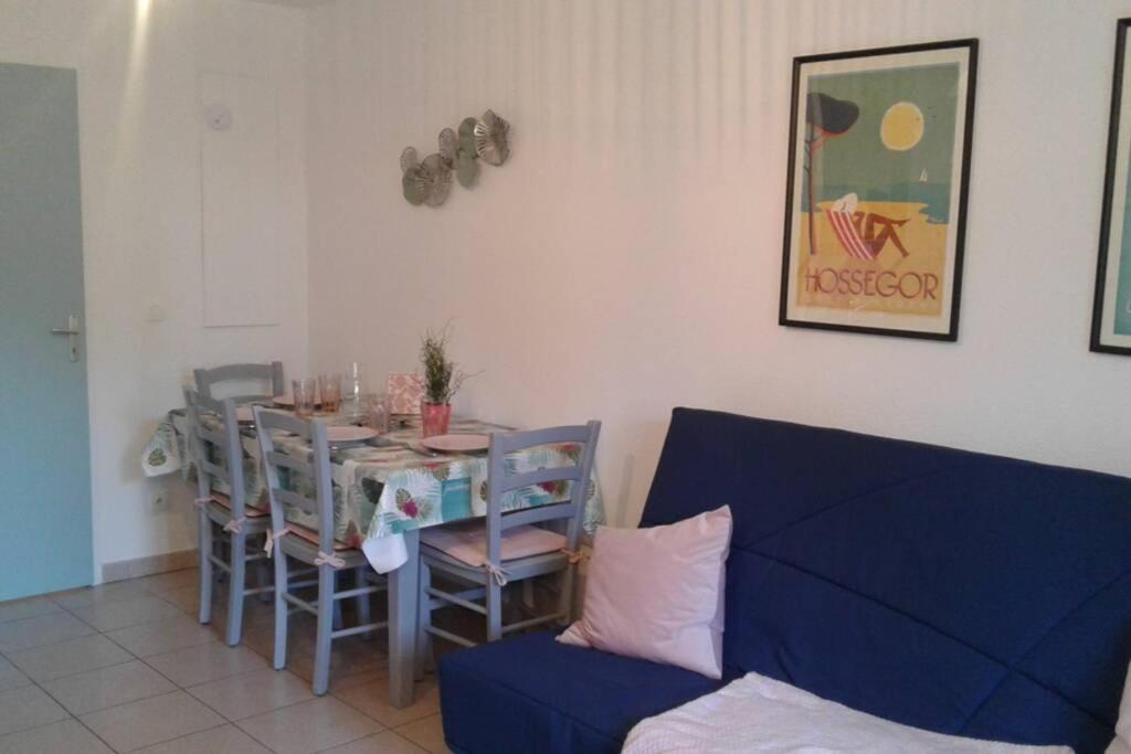 T2 Antigua Ondres Plage Avec Piscine Et Tennis Ngoại thất bức ảnh